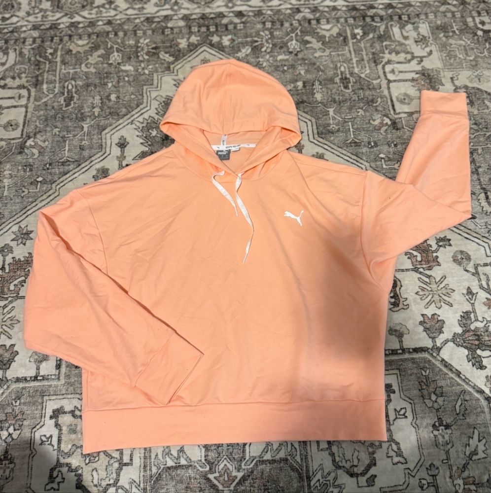 PUMA Cropped Hoodie Sweater